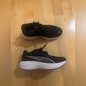 Puma Black and White Espadrilles